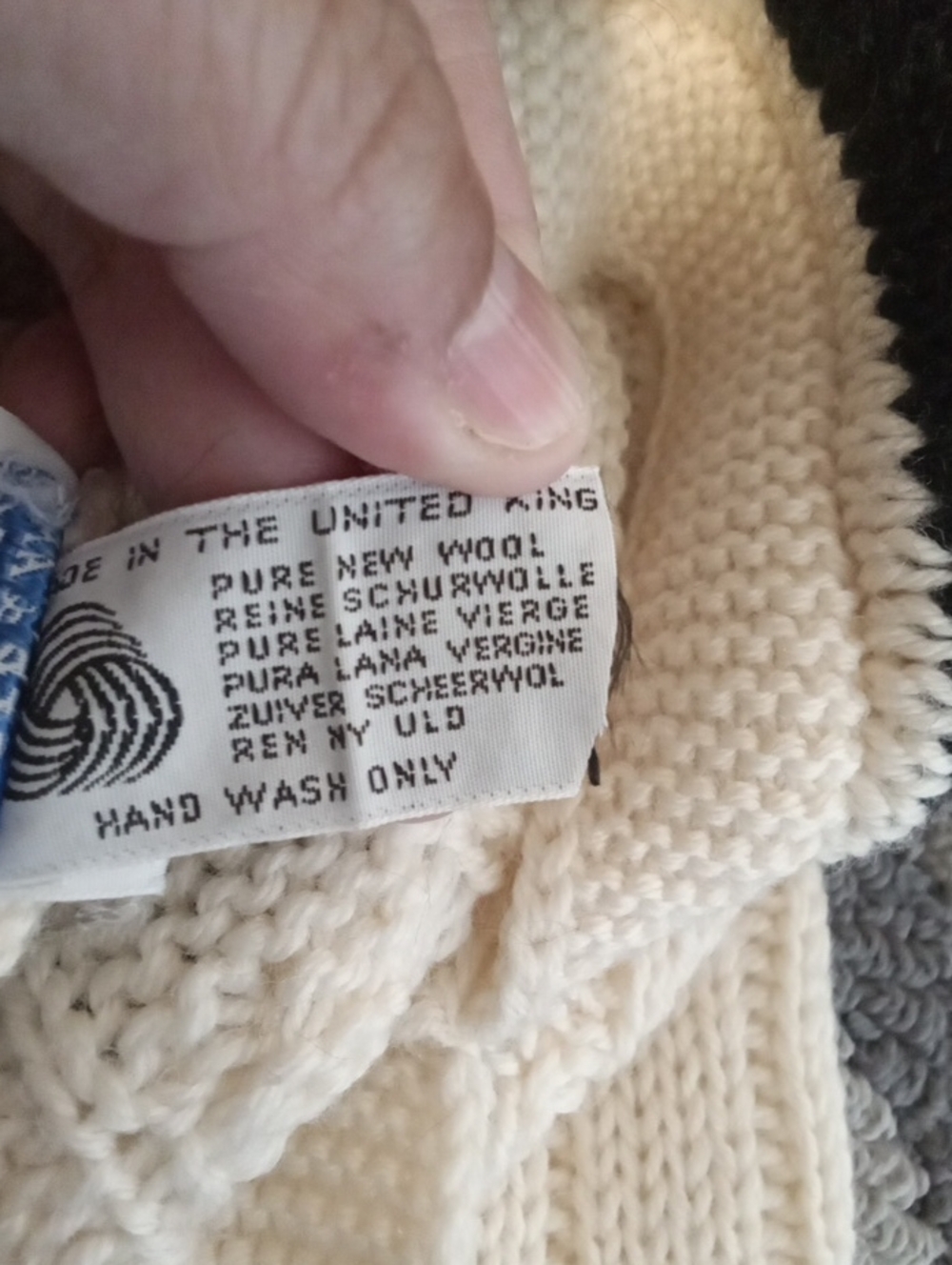 Ryder&amis Cambridge Pure New Wool Sweater Preppy Cable Knit Collegiate Xs - Picture 7 of 10